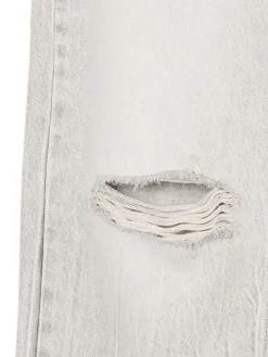 Fashion Szare jeansy straight Jeansy