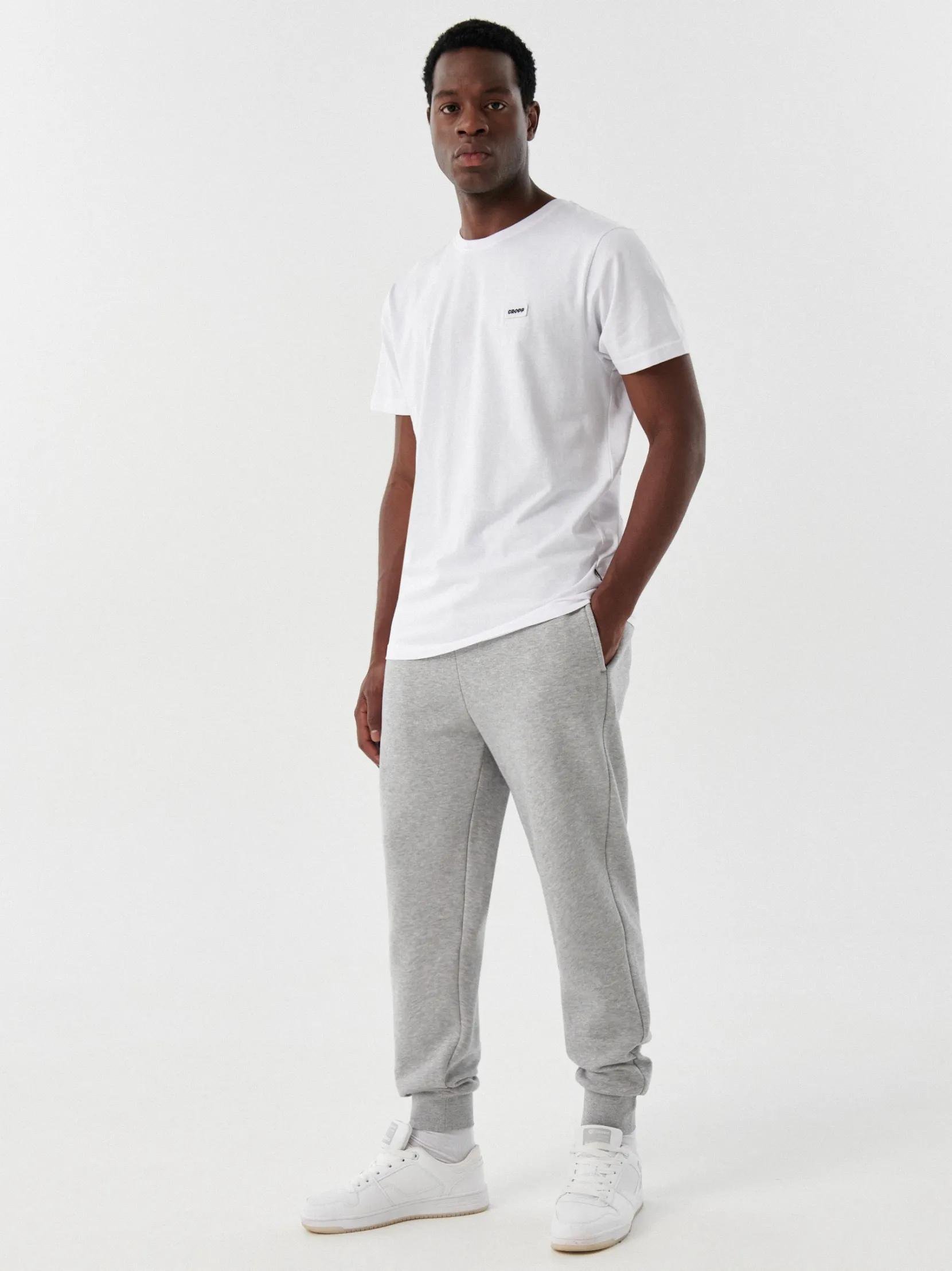 Outlet Szare joggery basic Spodnie