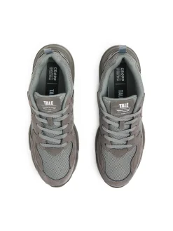 Clearance Szare sneakersy z odblaskowymi elementami Sneakersy