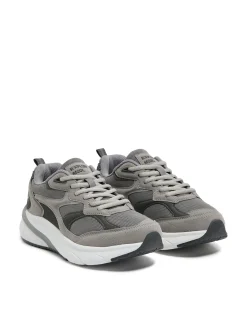Best Szare sneakersy z solidną podeszwą Sneakersy