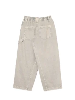 Clearance Szare spodnie baggy z wysokim stanem Spodnie