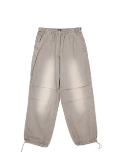 Hot Szare spodnie parachute Spodnie