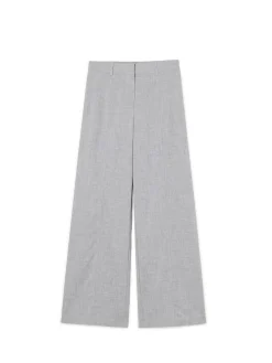 Discount Szare spodnie tailoring Spodnie