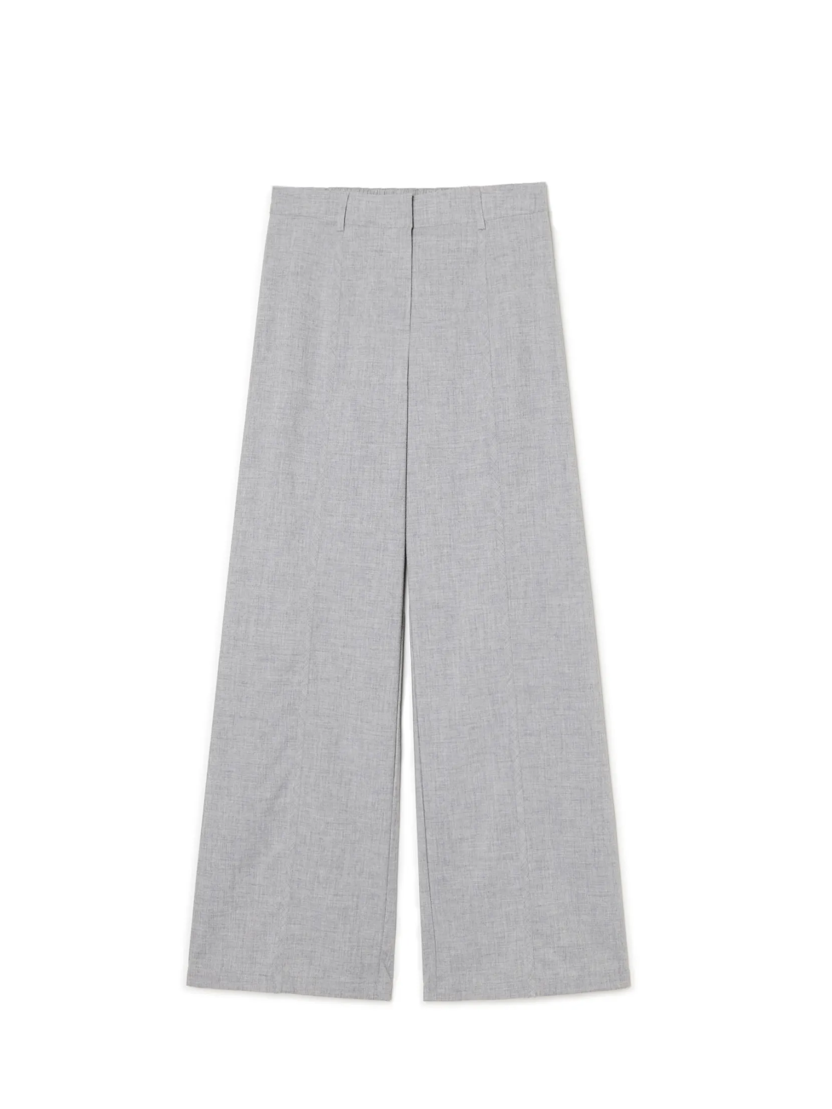 Discount Szare spodnie tailoring Spodnie