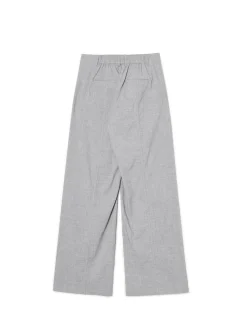 Discount Szare spodnie tailoring Spodnie