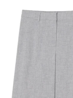 Discount Szare spodnie tailoring Spodnie