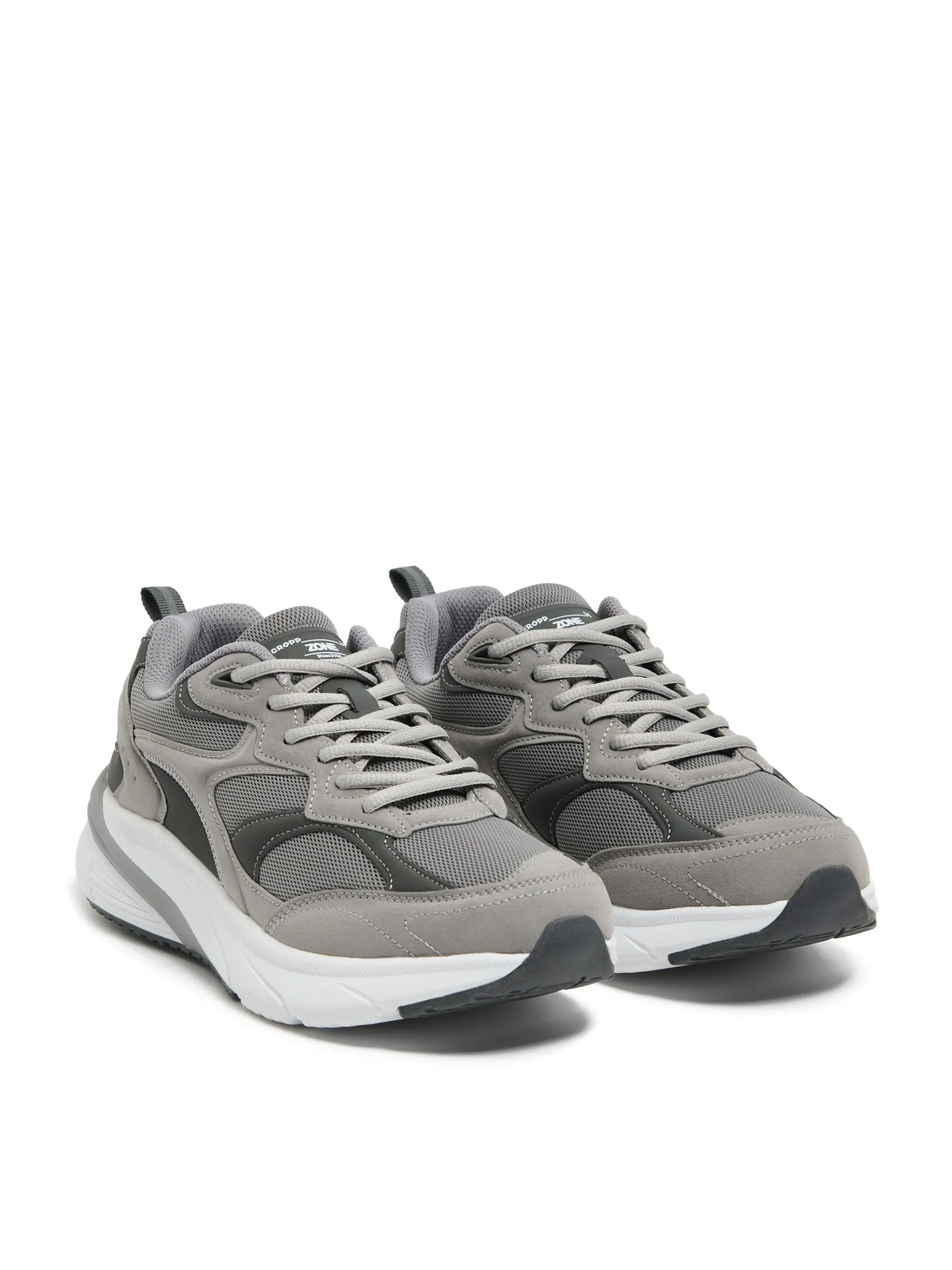 Online Szare sportowe sneakersy Sneakersy