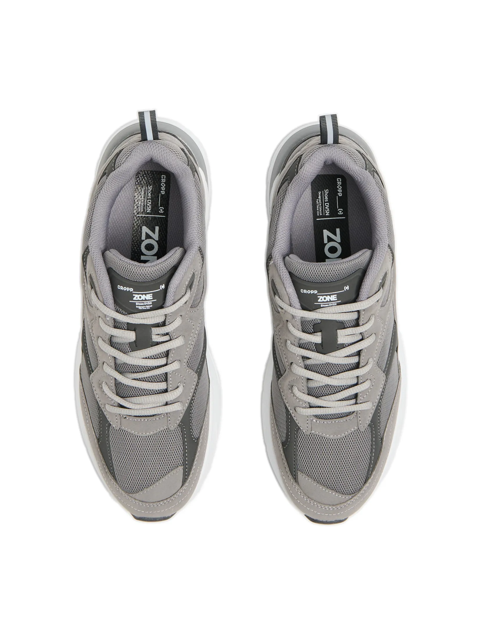 Online Szare sportowe sneakersy Sneakersy