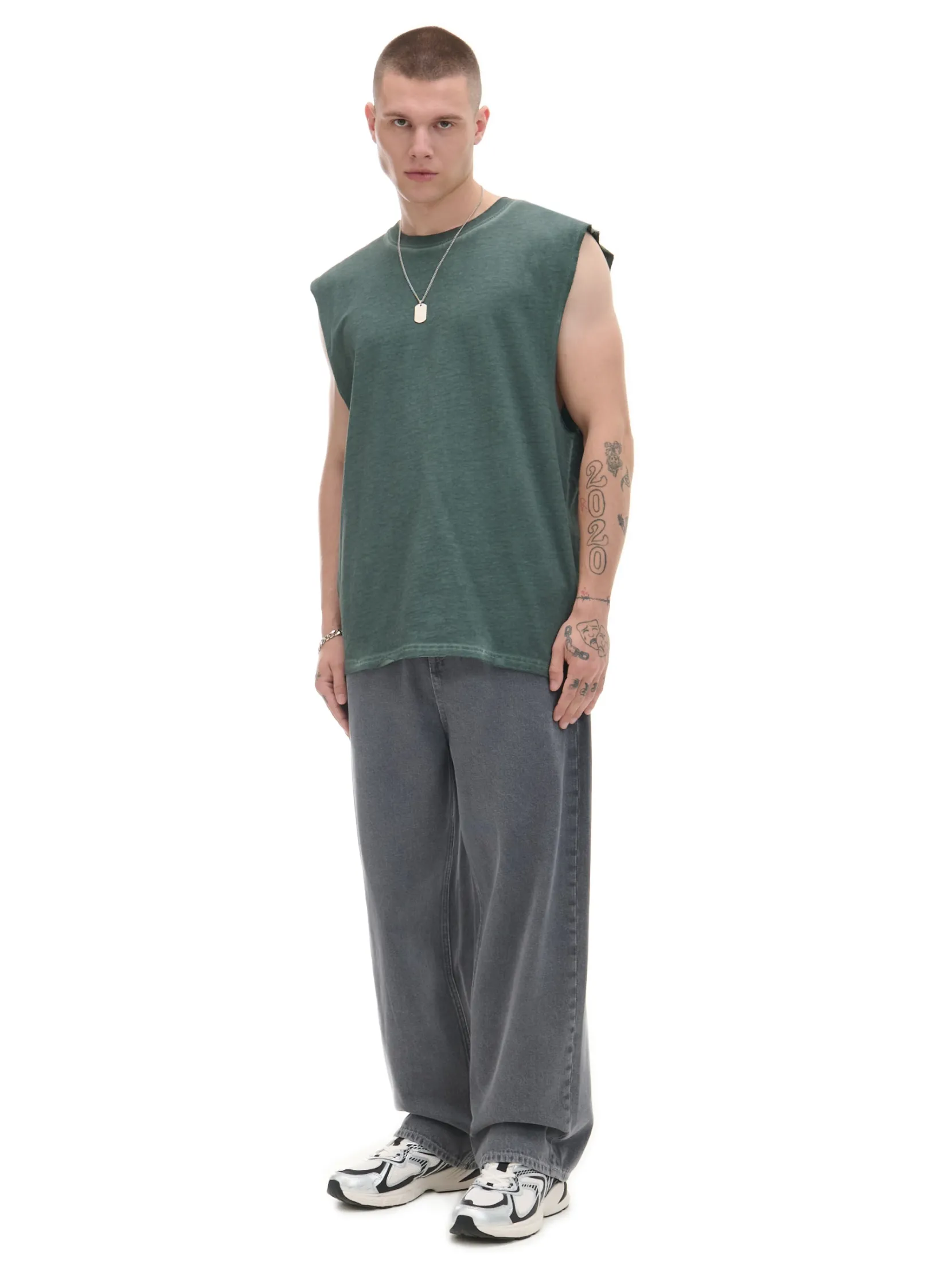 Hot Szare super jeansy baggy Jeansy|Baggy
