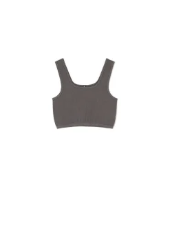 Outlet crop top na ramiączkach Koszulki, Topy