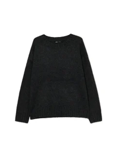 Hot gładki sweter Swetry