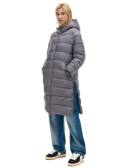 Best płaszcz puffer z kapturem Kurtki, Płaszcze