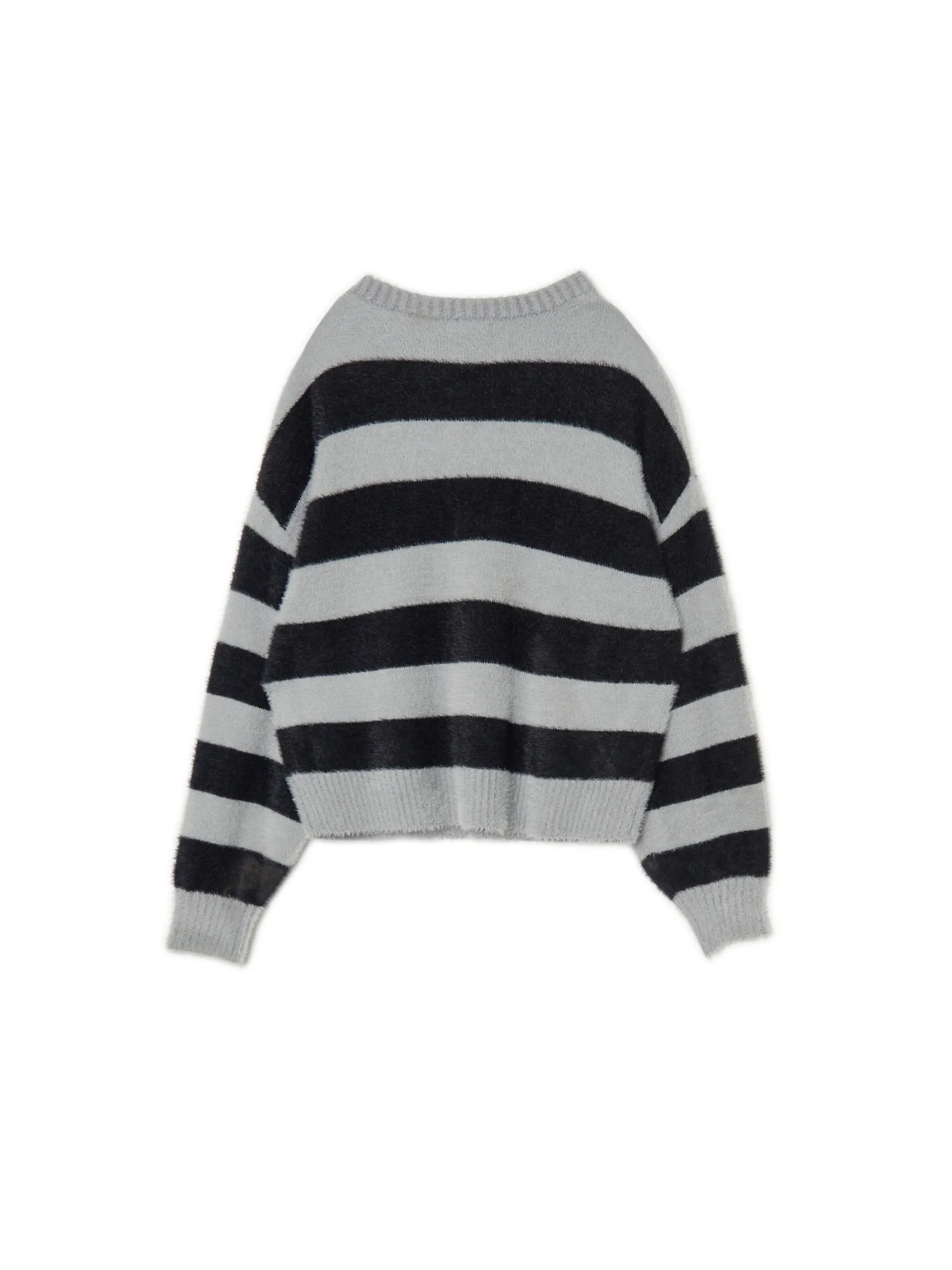 Fashion sweter w czarne paski Swetry