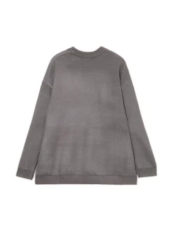 Clearance sweter z artystycznym nadrukiem Swetry