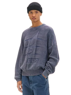 Clearance sweter z efektem sprania Swetry