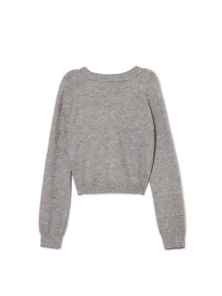 Sale sweter z ozdobnymi kokardami Swetry
