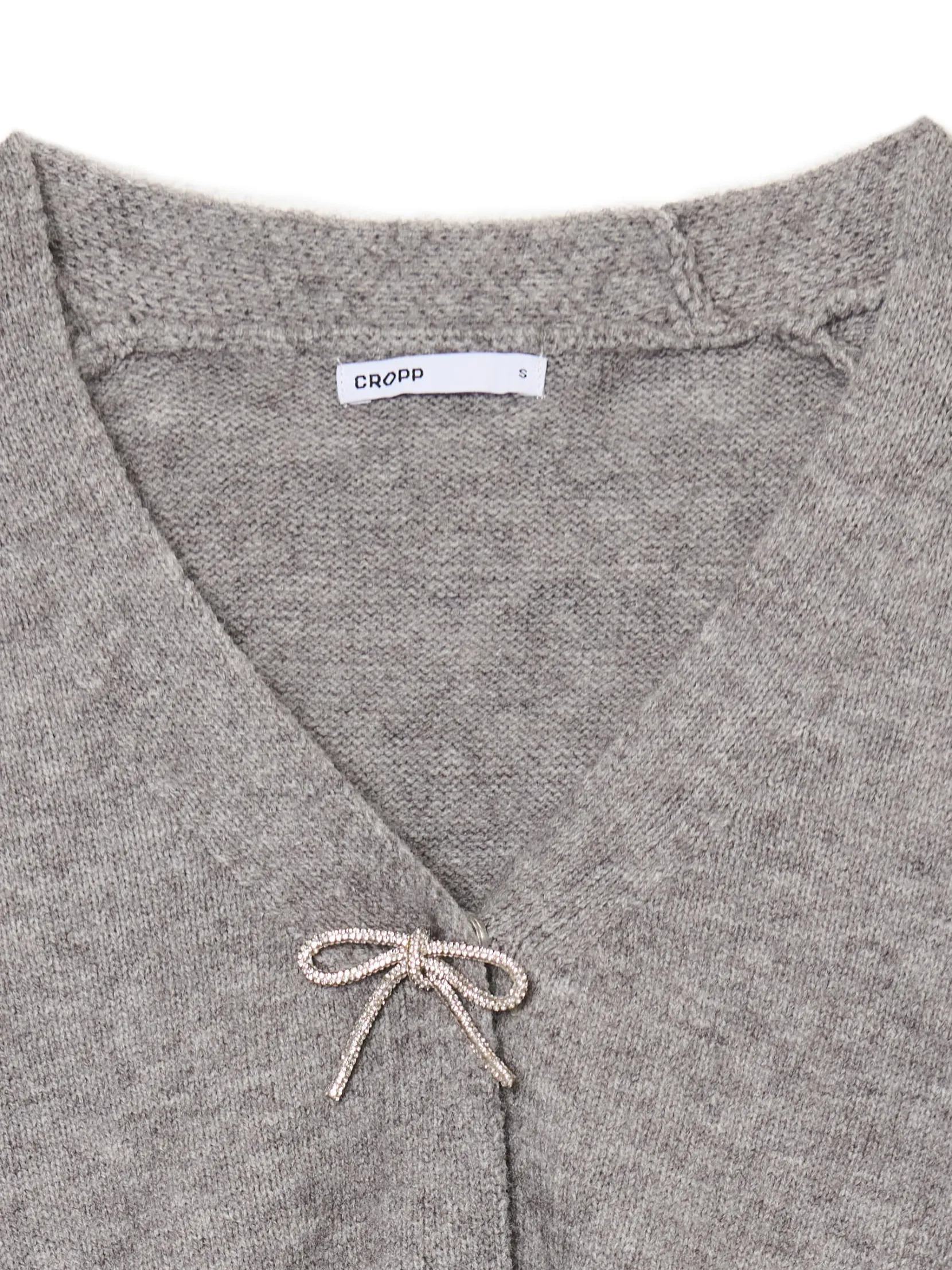 Sale sweter z ozdobnymi kokardami Swetry
