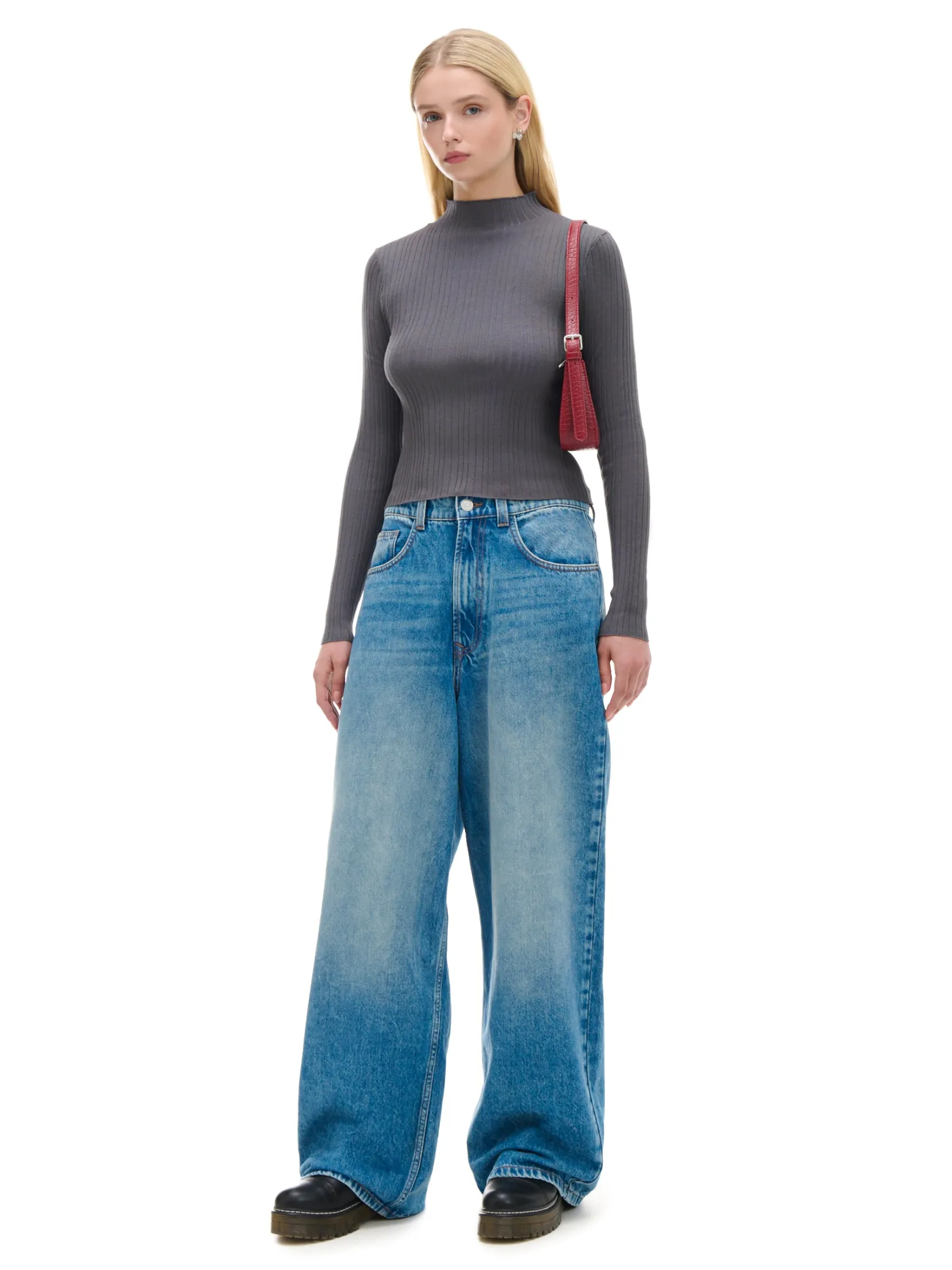 Clearance sweter z półgolfem Swetry