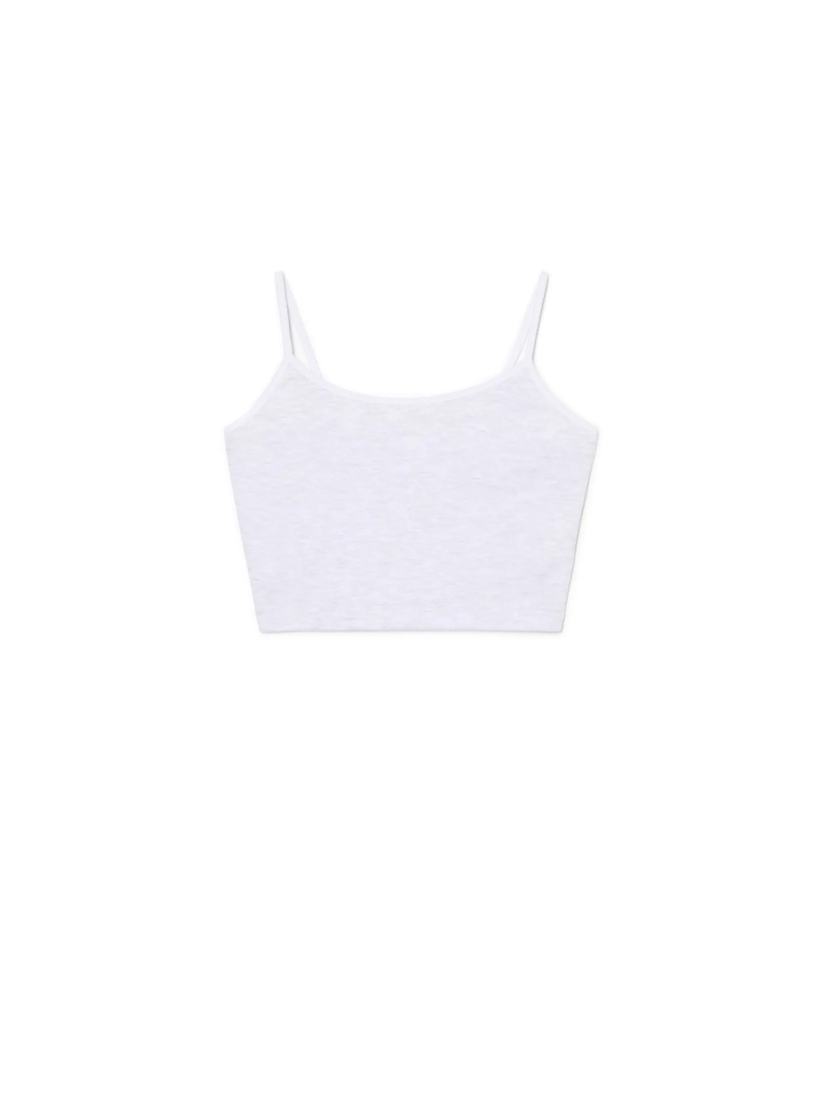 Clearance Szary top z białymi ramiączkami Sety