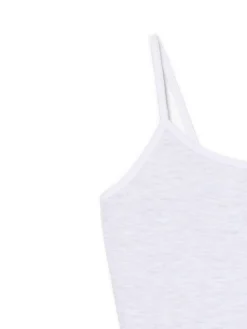 Clearance Szary top z białymi ramiączkami Sety
