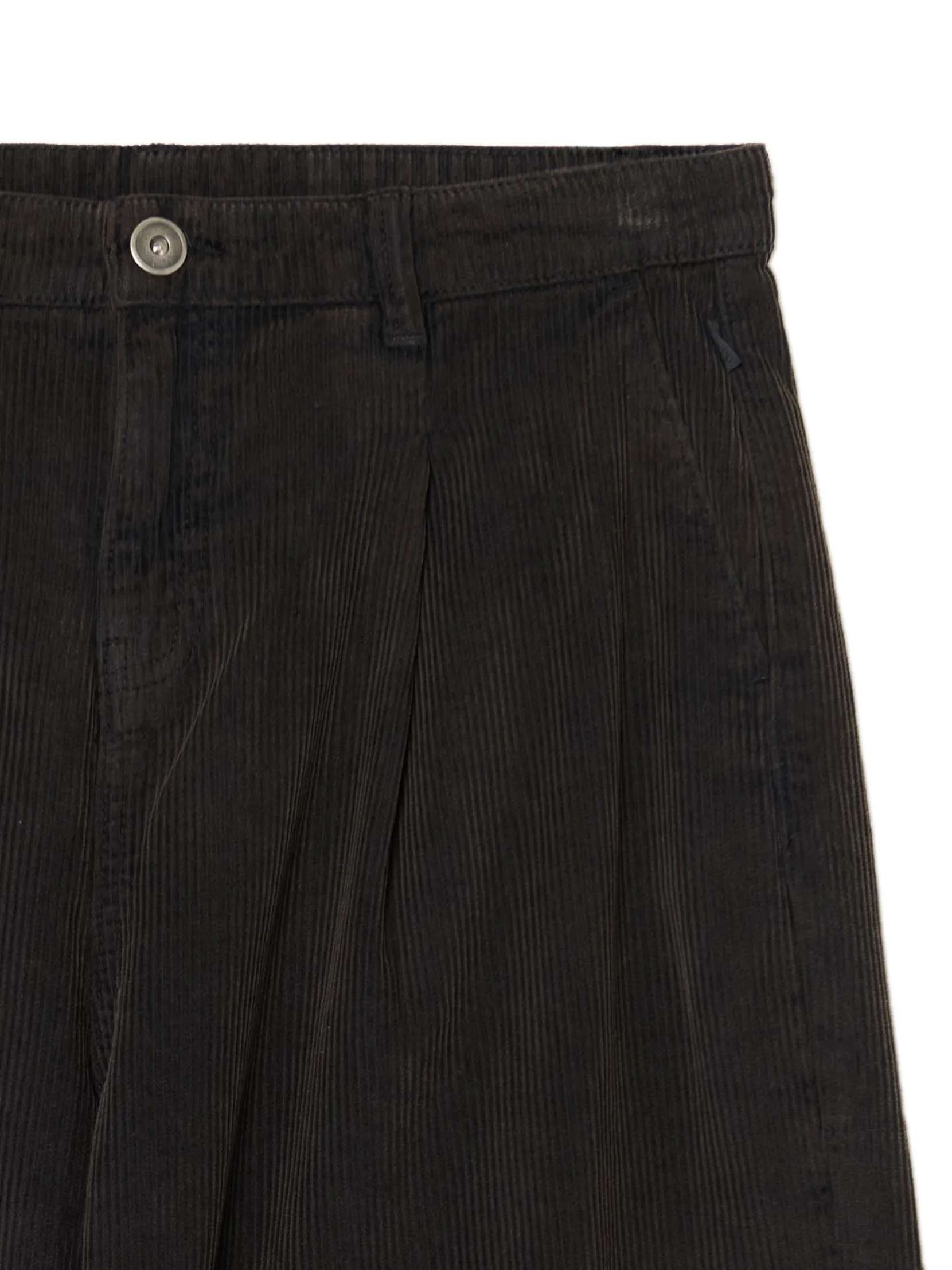 New Sztruksowe szerokie spodnie chino Baggy|Spodnie