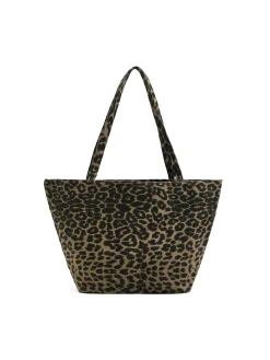 Outlet Torba shopper w panterkę Torby, Plecaki