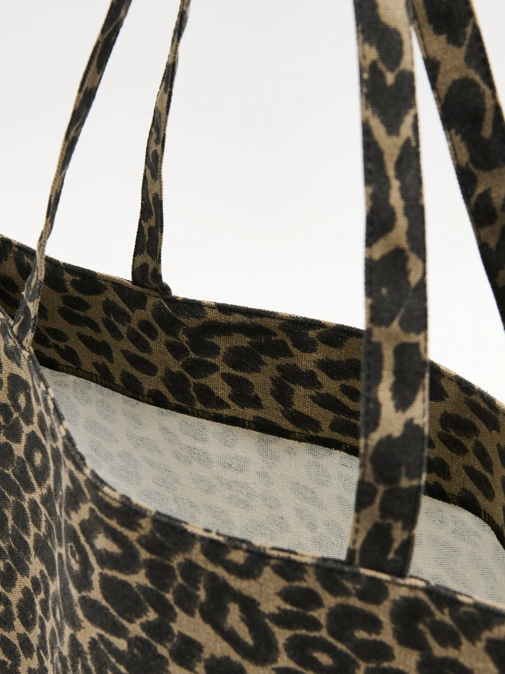 Outlet Torba shopper w panterkę Torby, Plecaki