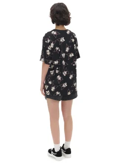 Best T-shirt oversize z nadrukiem Kuromi Koszulki, Topy
