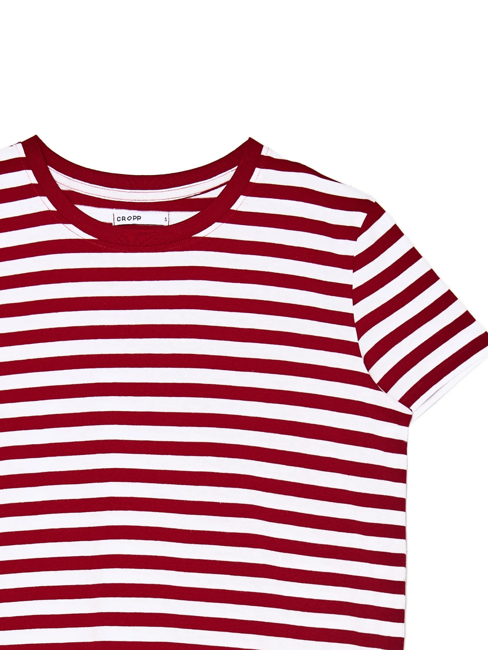 Hot T-shirt w czerwono-białe paski Koszulki, Topy