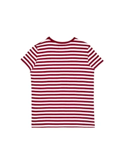Hot T-shirt w czerwono-białe paski Koszulki, Topy