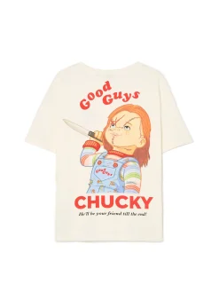 New T-shirt z nadrukiem Chucky Koszulki