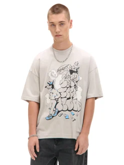 Best T-shirt z nadrukiem graffiti Koszulki