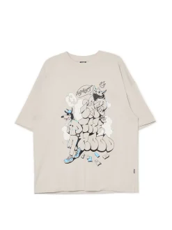 Best T-shirt z nadrukiem graffiti Koszulki