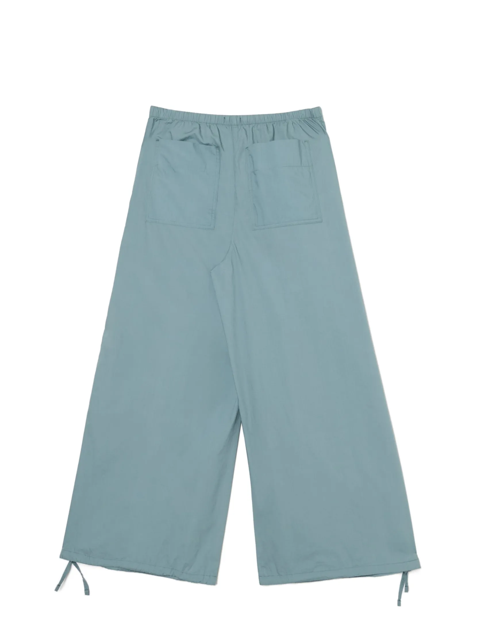 Clearance Turkusowe spodnie wide leg Spodnie