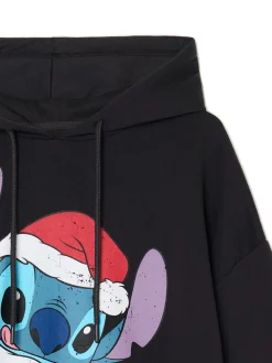 Outlet Świąteczna bluza hoodie Stitch Ubrania Świąteczne|Bluzy
