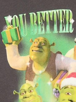 Hot Świąteczna bluza z kapturem Shrek Ubrania Świąteczne|Bluzy