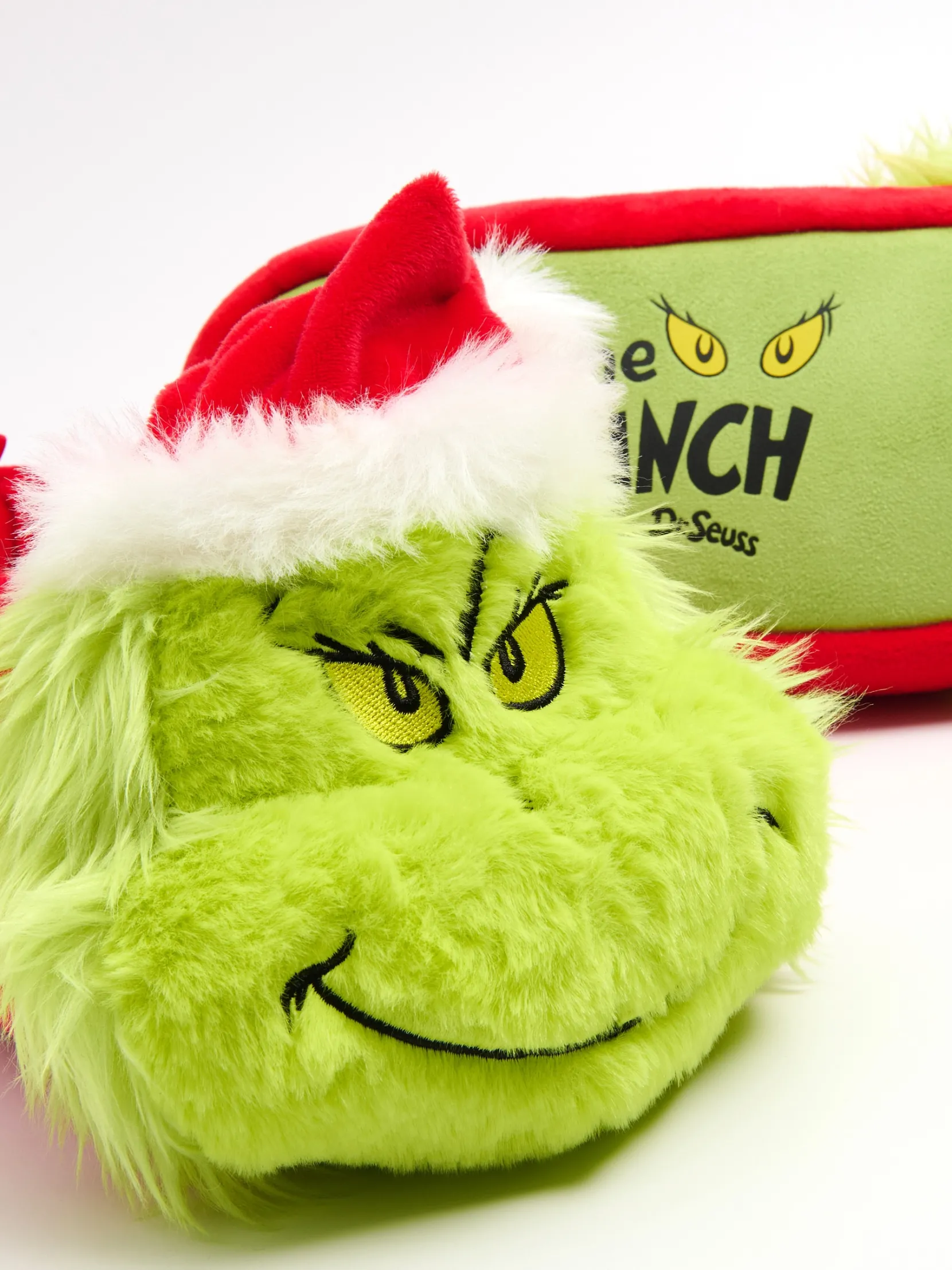 Online Świąteczne duże kapcie Grinch Kapcienew|Cozy