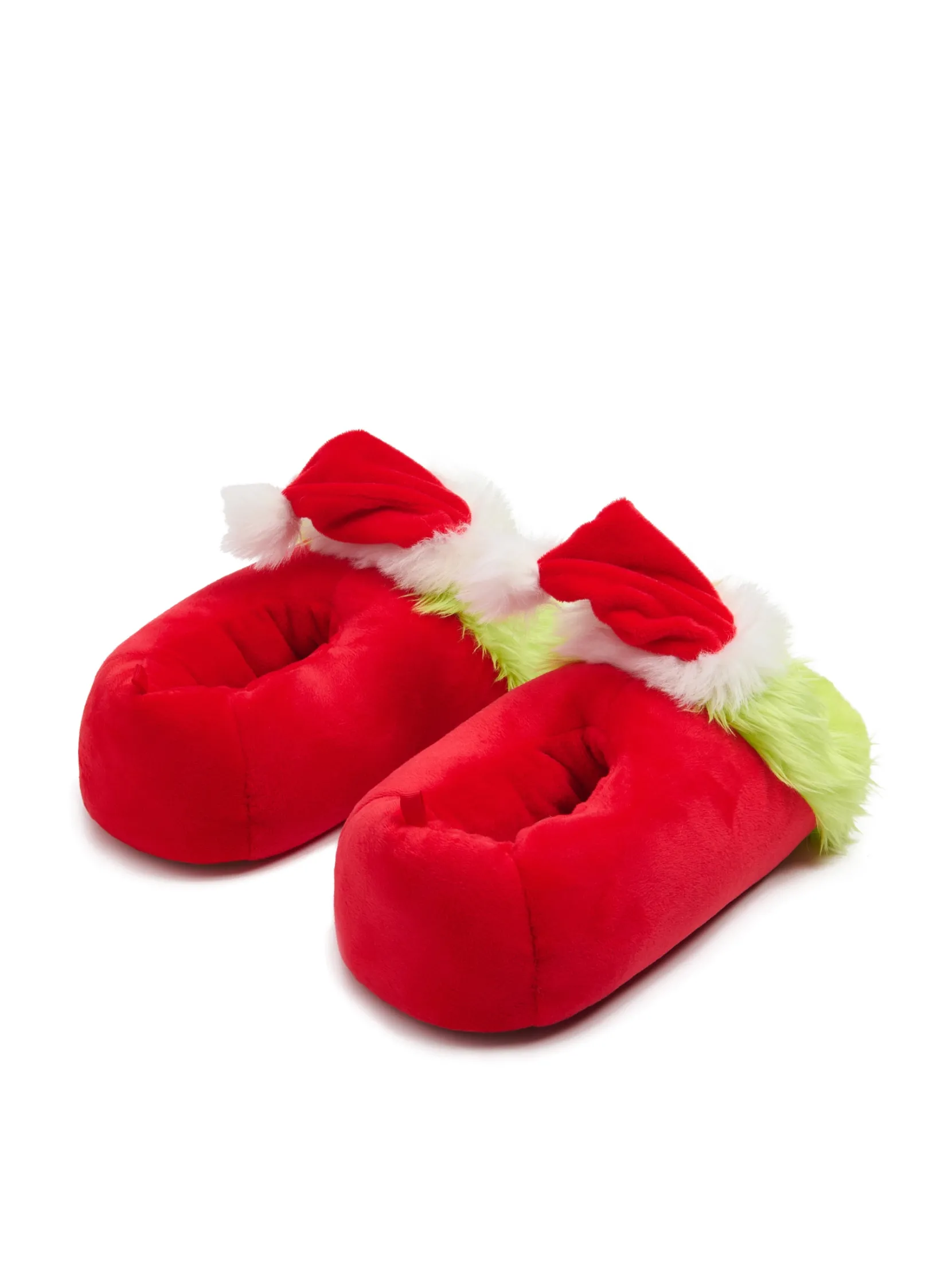 Online Świąteczne duże kapcie Grinch Kapcienew|Cozy