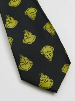 Fashion Świąteczny krawat Grinch Krawaty|Akcesoria Świąteczne