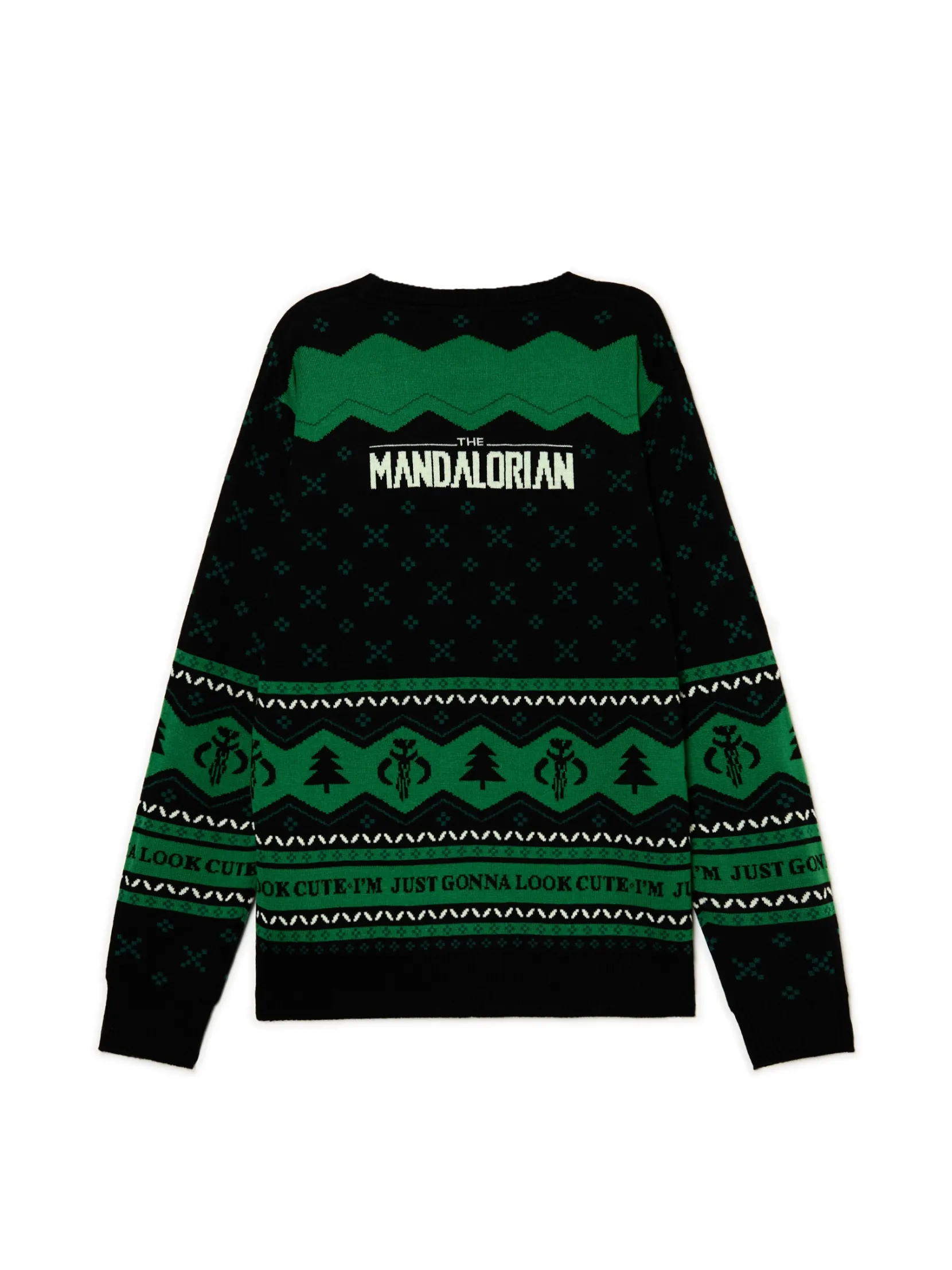 Clearance Świąteczny sweter Mandalorian Ubrania Świąteczne|Swetry