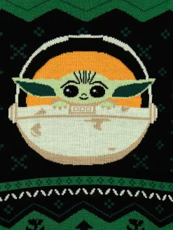 Clearance Świąteczny sweter Mandalorian Ubrania Świąteczne|Swetry