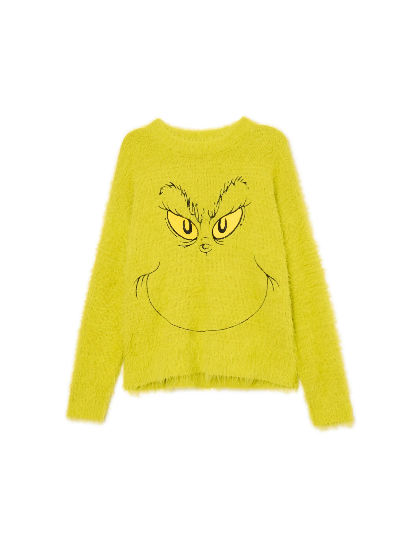 Outlet Świąteczny sweter z Grinchem Ubrania Świąteczne|Swetry