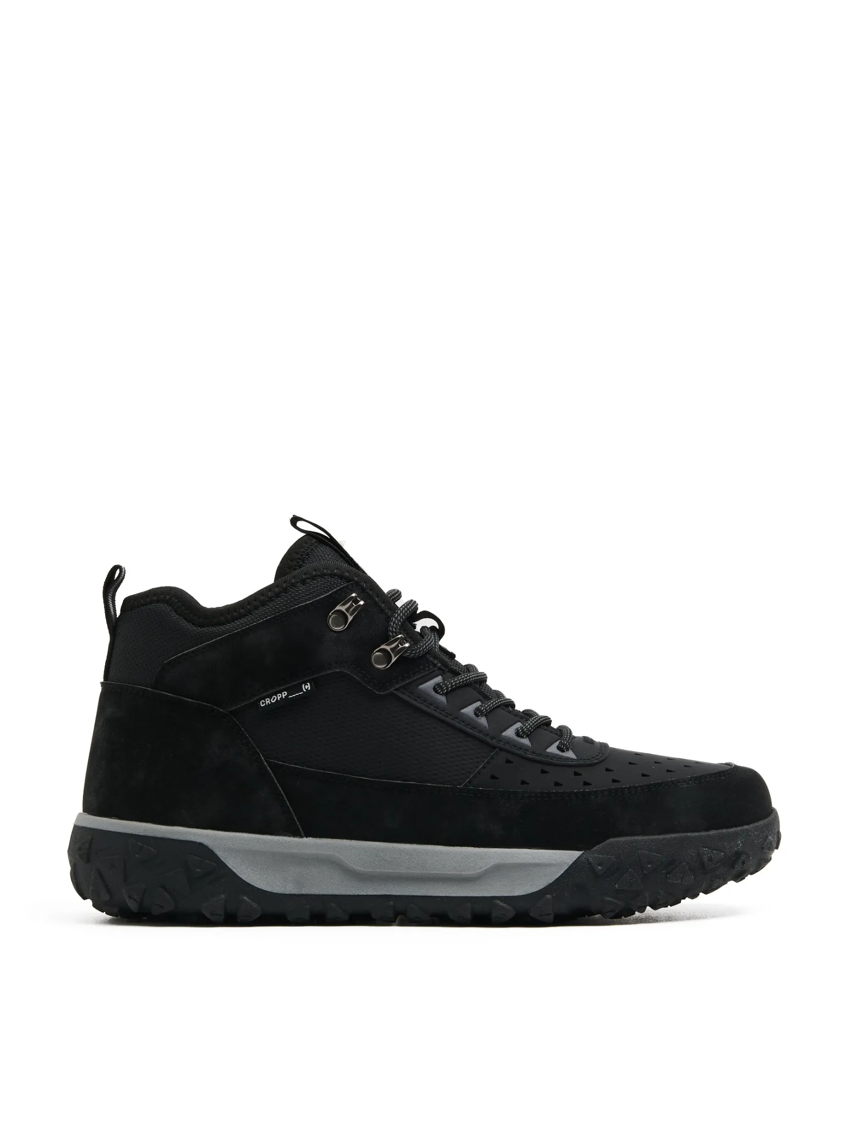 Hot Wysokie czarne sneakersy Za Kostkę