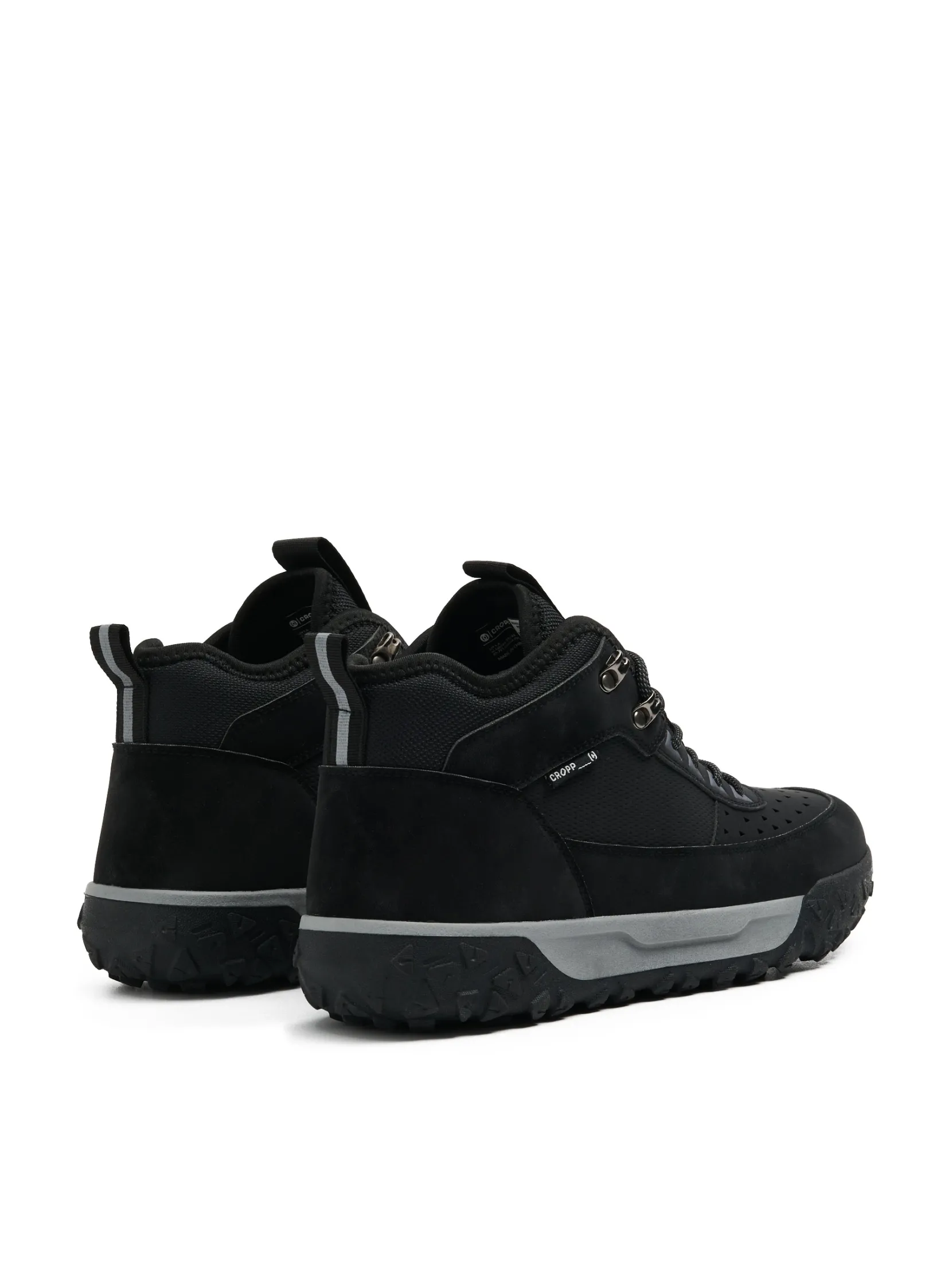 Hot Wysokie czarne sneakersy Za Kostkę