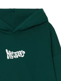 New Zielona bluza hoodie z nadrukiem Bluzy