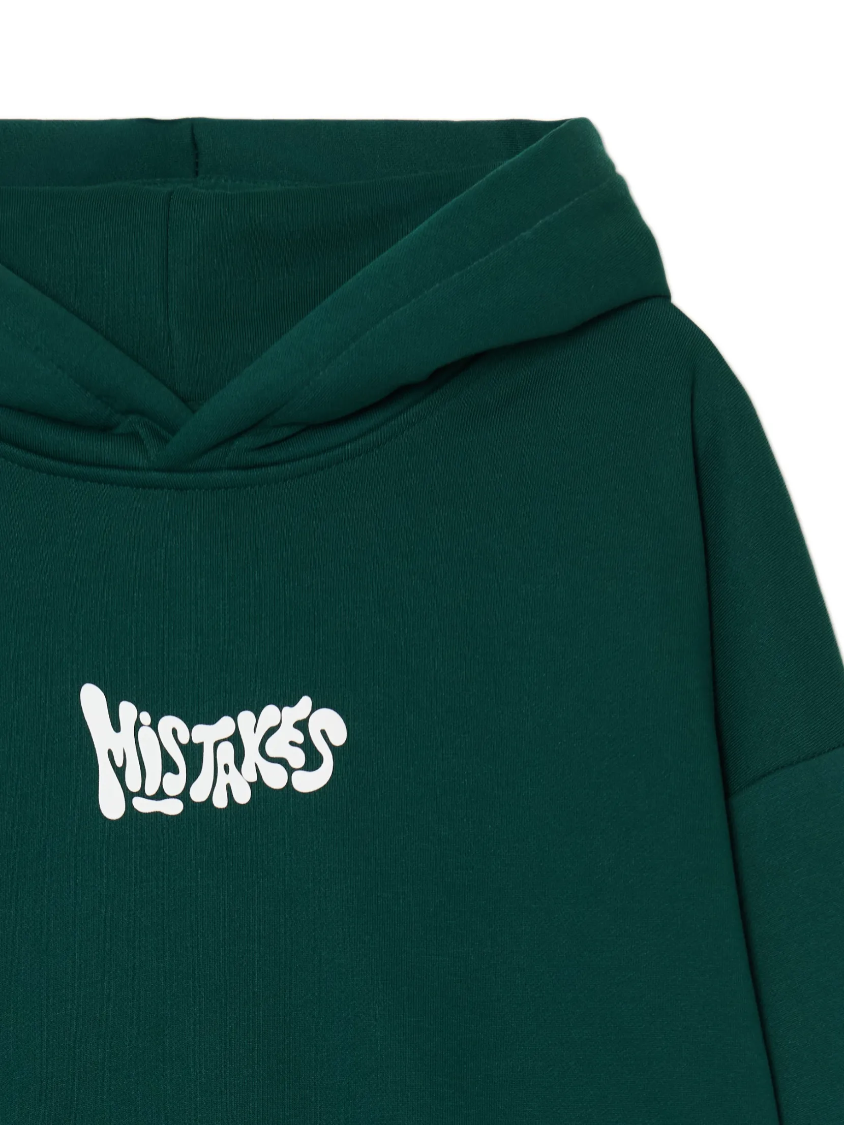 New Zielona bluza hoodie z nadrukiem Bluzy