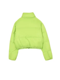 Clearance Zielona kurtka puffer Kurtki, Płaszcze