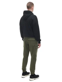 Outlet Zielone joggery cargo Spodnie