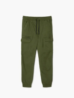 Best Zielone joggery z kieszeniami cargo Spodnie