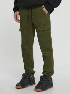 Best Zielone joggery z kieszeniami cargo Spodnie